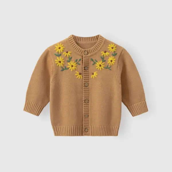 Strickjacke aus Baby-Baumwolle