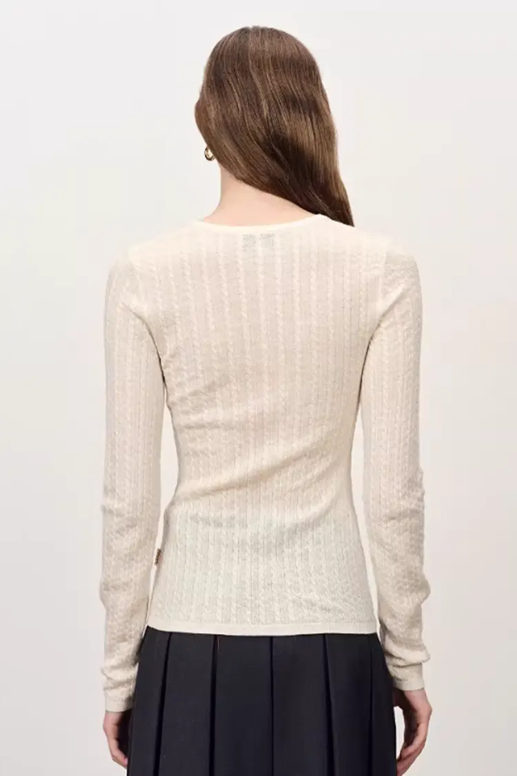 Women's Fitted Wool Sweater