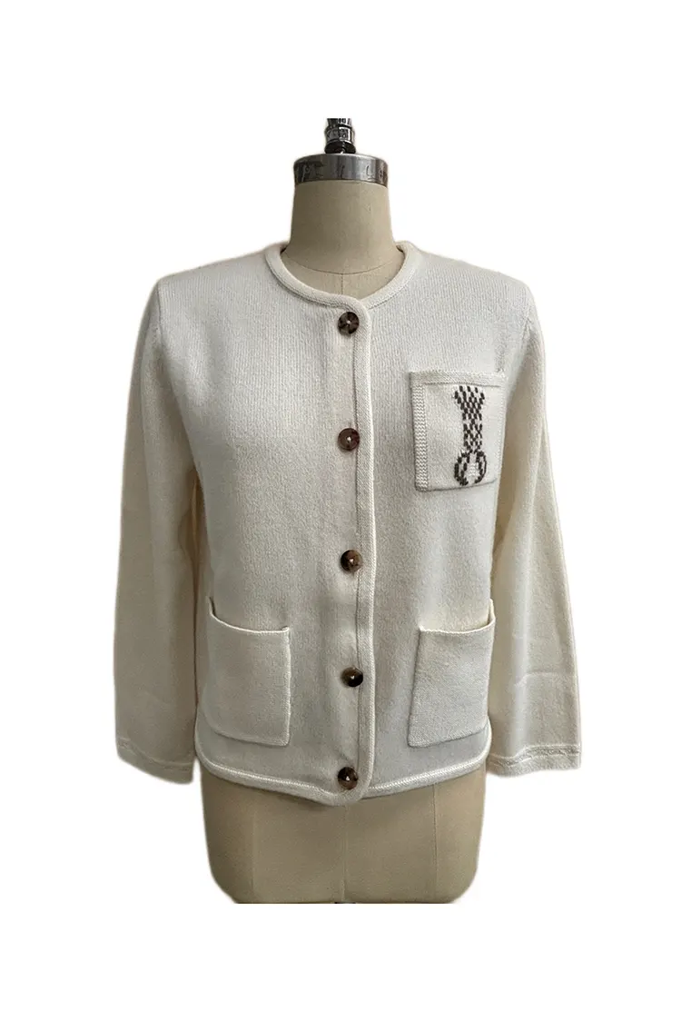 Kurzer Cardigan-Pullover für Damen